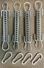 Kit de fixation gris pour toile d'ombrage