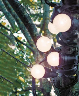 Guirlande Extérieure 10 Ampoules B22 Blanc Chaud 500 Lumens Pro 10M Tibelec