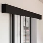 Rail coulissant et habillage Yumbo 2 ARTENS noir, pour porte 73/83/93 cm