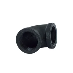 Coude 90° D25 mm rond noir