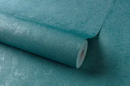 Papier Peint Vinyle Béton Métal Bleu Atoll N°3