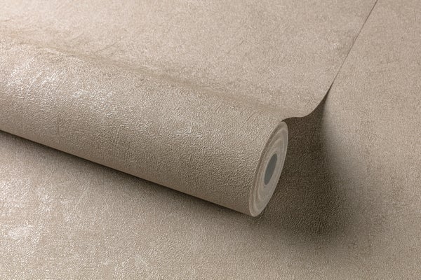 Papier Peint Vinyle Béton Métal Gris Doré