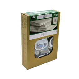 Lot De 100 Rondelle Acier Zingué, Diam.6 Mm Standers