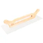 Platoir suisse en inox et manche en bois 15 x 48 cm inox dexter
