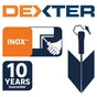 Truelle angle interieur en inox lame de 10,7 cm dexter