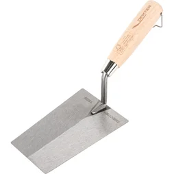 Truelle carre en acier lame de 16 cm dexter