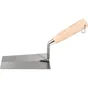 Truelle carre en acier lame de 16 cm dexter
