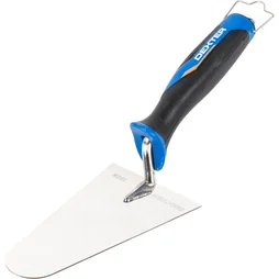 Truelle ronde en inox lame de 16 cm dexter