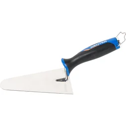 Truelle ronde en inox lame de 18 cm dexter