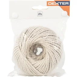 Cordeau de tracage en coton cable longueur 50 metres dexter
