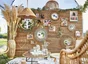 Miroir rond Bamboo naturel diam.55 cm