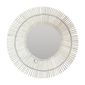 Miroir rond Bamboo naturel diam.55 cm