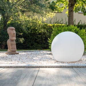 Lot de 2 dalles grès cérame SIENA, bois blanc, L.120 x l.30 cm x Ep.20 mm