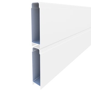 Lame Aluminium Klos-Up ! Naterial Blanc, H.9 X L.145.5 Cm