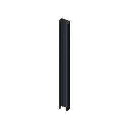 Glissière Aluminium Pour Clôture Klosup Gris, L.4 X P.2.2 X H.230 Cm