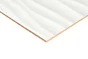 Carrelage Mur Medio Relief Blanc Brillante L.30 X L.60 Cm, Frosty Artens