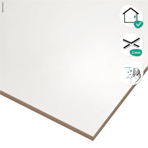 Carrelage Mur Intenso Uni Blanc Mat L.30 X L.90 Cm, Arctic Artens