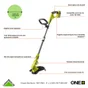 Coupe-bordures sans fil RYOBI One+ Rlt183225fpk, 18V, l.30 cm, 1 batterie 2,5Ah