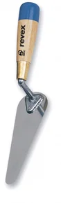Truelle langue de chat cazzuola ronde acier traite lame de 16cm revex