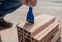 Ciseau a brique en acier + pare coup 230 x 70mm revex