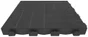 Dalle clipsable composite mixtile, anthracite, L. 41.5 x L. 41.5 cm x Ep. 45 mm