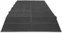 Dalle clipsable composite mixtile, anthracite, L. 41.5 x L. 41.5 cm x Ep. 45 mm