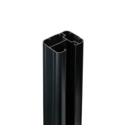 Poteau Aluminium À Sceller Premium Gris Anthracite, H.231.5 X L.50 X P.65 Cm