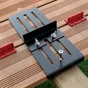 Gabarit percage lame de terrasse +4 espaceurs