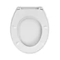 Abattant plastique thermosouple Essential blanc n°0