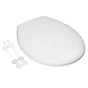 Abattant plastique thermosouple Essential blanc n°0