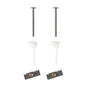 Kit de fixation inox pour abattant Fixo, SENSEA