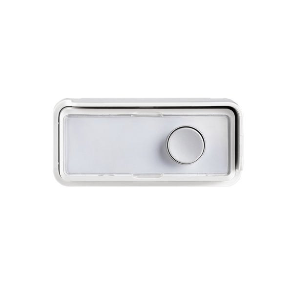 Bouton De Sonnette Filaire Lexman D15, Blanc