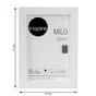 Cadre Milo, L.10 X H.15 Cm, Mdf Blanc