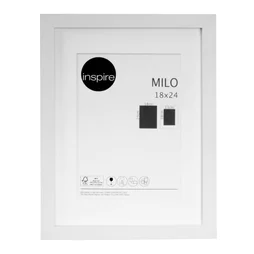 Cadre Milo, L.18 X H.24 Cm, Blanc