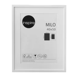 Cadre Milo, L.40 X H.50 Cm, Blanc