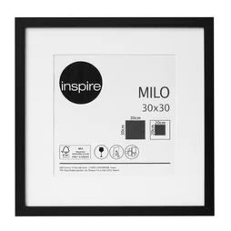 Cadre Milo, L.30 X H.30 Cm, Noir