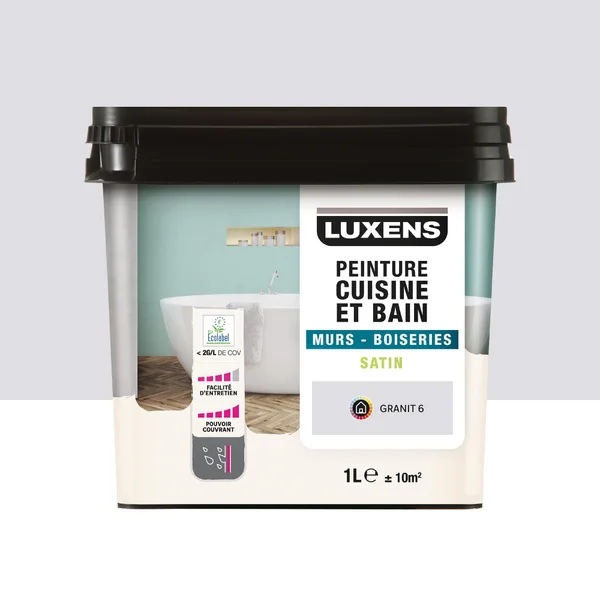 Peinture Mur Et Boiserie Granit 6 Luxens Granit 6 Satiné 1 L