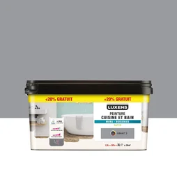 Peinture mur et boiserie Cuisine & bains LUXENS granit 3 satiné 3 l
