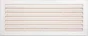 Grille d'aération abs naturel, L.10.7 x l.26 cm