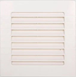 Grille d'aération abs naturel, L.14 x l.14 cm
