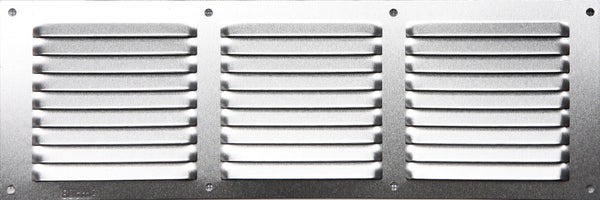 Grille d'aération aluminium anodisé, L.10 X L.30 Cm