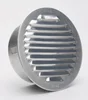 Grille d'aération aluminium naturel Diam.11 cm