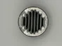 Grille d'aération aluminium naturel Diam.11 cm