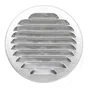 Grille d'aération aluminium naturel Diam.15 cm