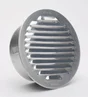 Grille d'aération aluminium naturel Diam.15 cm