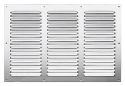Grille d'aération aluminium anodisé, L.20 X L.30 Cm