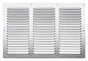 Grille d'aération aluminium anodisé, L.20 X L.30 Cm