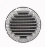 Grille d'aération aluminium naturel Diam.12.5 cm
