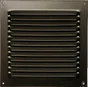 Grille d'aération aluminium laqué, L.15 X L.15 Cm
