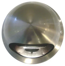 Bouche d'extraction acier inoxydable vernis Diam. 18.3 cm